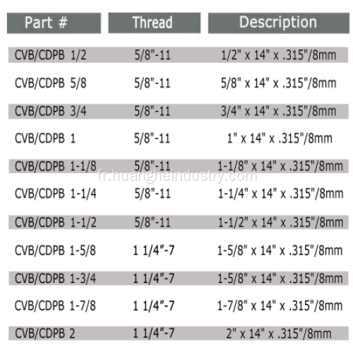 Diamant Core Bit (segment spécial)